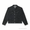 HypeYourBeast Palm Angels Jean Jacket Black