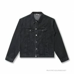 HypeYourBeast Palm Angels Jean Jacket Black