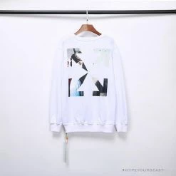Hypeyourbeast OFF-WHITE The Kiss Long Sleeve Shirt 'WHITE' Shirts