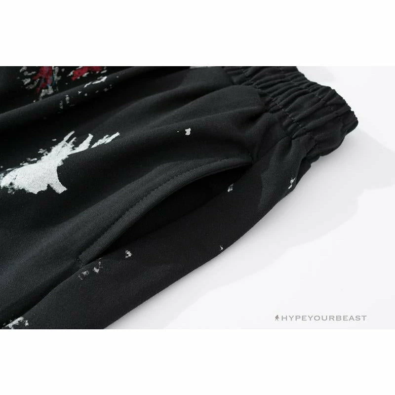Hypeyourbeast Pants OFF-WHITE Hot Starry Sky Fireworks Shorts 'BLACK' 5 Hypeyourbeast Pants OFF-WHITE Hot Starry Sky Fireworks Shorts 'BLACK'