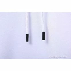 Hypeyourbeast OFF-WHITE Rubber Strip Arrow Hoodie 'WHITE' Hoodies & Jackets