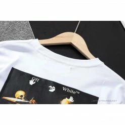 Hypeyourbeast T-Shirts OFF-WHITE Skull And Writing Tee Shirt 'WHITE'