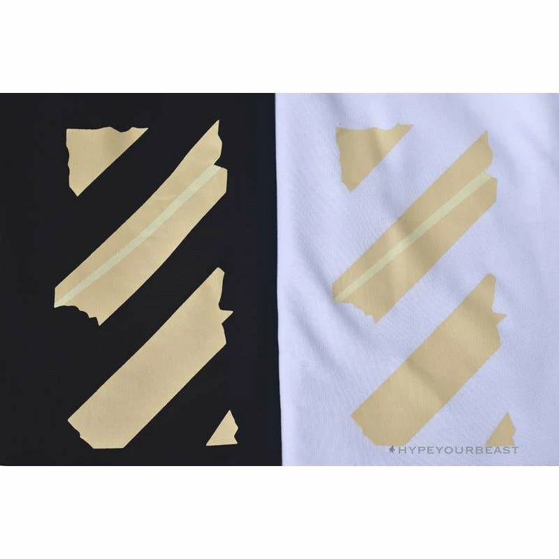 Hypeyourbeast Pants OFF-WHITE Explosive Strip Basic Arrow Shorts 'WHITE' 2 Hypeyourbeast Pants OFF-WHITE Explosive Strip Basic Arrow Shorts 'WHITE'