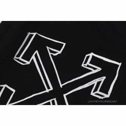 Hypeyourbeast Pants OFF-WHITE Dimensional Sketch Shorts 'BLACK' 27 Hypeyourbeast Pants OFF-WHITE Dimensional Sketch Shorts 'BLACK'