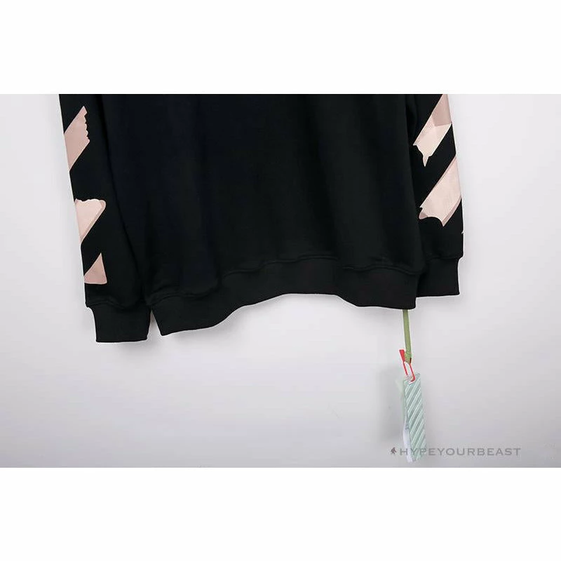 Hypeyourbeast OFF-WHITE Rubber Strip Arrow Long Sleeve Shirt 'BLACK' 5 Hypeyourbeast OFF-WHITE Rubber Strip Arrow Long Sleeve Shirt 'BLACK'