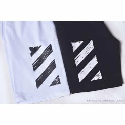 Hypeyourbeast OFF-WHITE Classic Seeing Things Shorts 'WHITE' 20 Hypeyourbeast OFF-WHITE Classic Seeing Things Shorts 'WHITE'