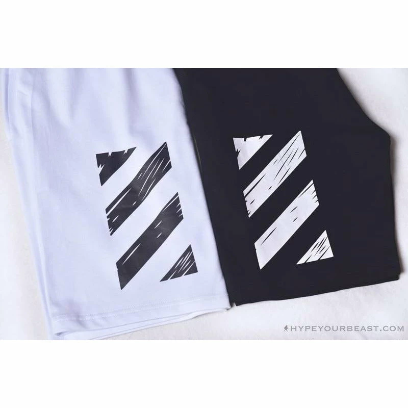 Hypeyourbeast OFF-WHITE Classic Seeing Things Shorts 'WHITE' 10 Hypeyourbeast OFF-WHITE Classic Seeing Things Shorts 'WHITE'