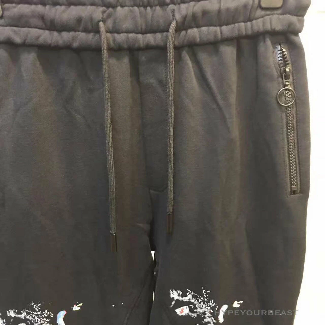 Hypeyourbeast OFF-WHITE Pants Black Paint 6 Hypeyourbeast OFF-WHITE Pants Black Paint