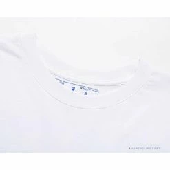Hypeyourbeast OFF-WHITE Doraemon Stereo Arrow Tee Shirt WHITE T-Shirts