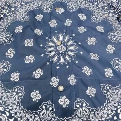 HypeYourBeast Supreme X TNF Bandana Jacket Blue Hoodies & Jackets