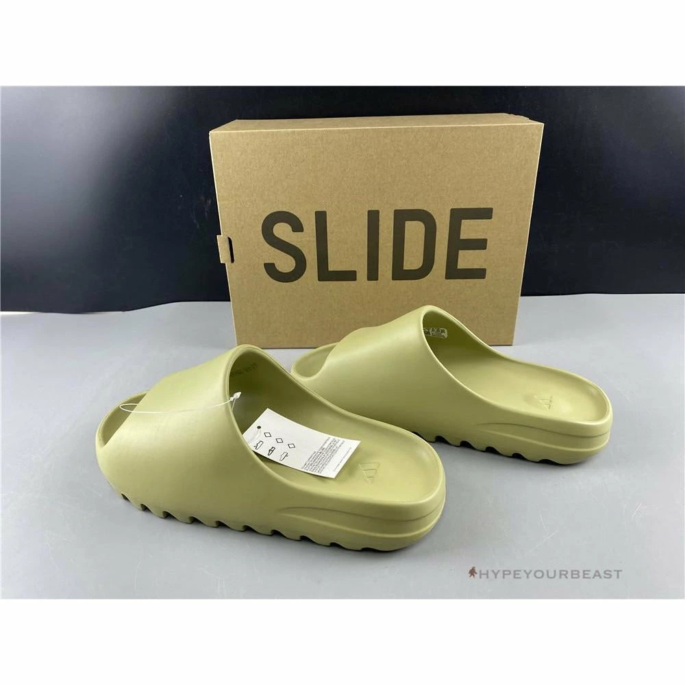 Hypeyourbeast Adidas Yeezy Slide Resin Green 1 Hypeyourbeast Adidas Yeezy Slide Resin Green