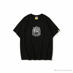 Hypeyourbeast BAPE Baby Milo Sesame Street Plain Tee Shirt'BLACK'