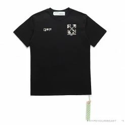 Hypeyourbeast T-Shirts OFF-WHITE Daisy Graffiti Arrow Conley Tee Shirt 'BLACK'