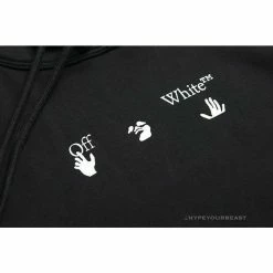 HypeYourBeast Hoodies & Jackets Off White Hoodie Black BLUE
