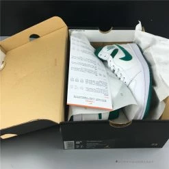 Hypeyourbeast Air Jordan 1 Mid White Mystic Green