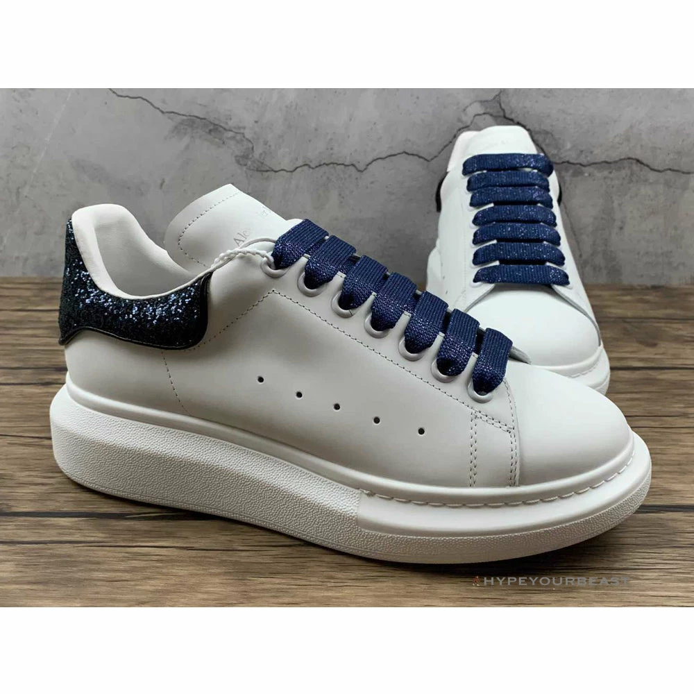 HypeYourBeast Alexander McQueen White / Blue Sparkle A. Mcqueen 1 HypeYourBeast Alexander McQueen White / Blue Sparkle A. Mcqueen