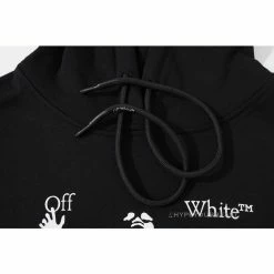 HypeYourBeast Hoodies & Jackets Off-White Green Hoodie - Black