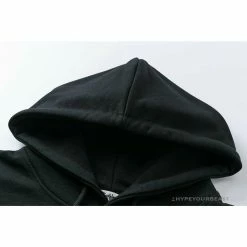 Hypeyourbeast BAPE Classic Ape Head Embroidered Standard Cotton Terry Hoodie 'BLACK' Clothes