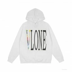 HypeYourBeast Vlone Hoodie White Rainbow