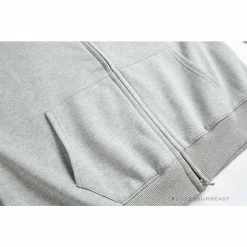 Hypeyourbeast BAPE Classic Ape Head Hoodie 'GREY'