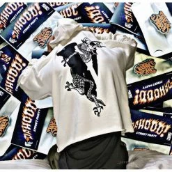 HypeYourBeast Hoodies & Jackets Vlone Black White Serpent Hoodie 15 HypeYourBeast Hoodies & Jackets Vlone Black White Serpent Hoodie