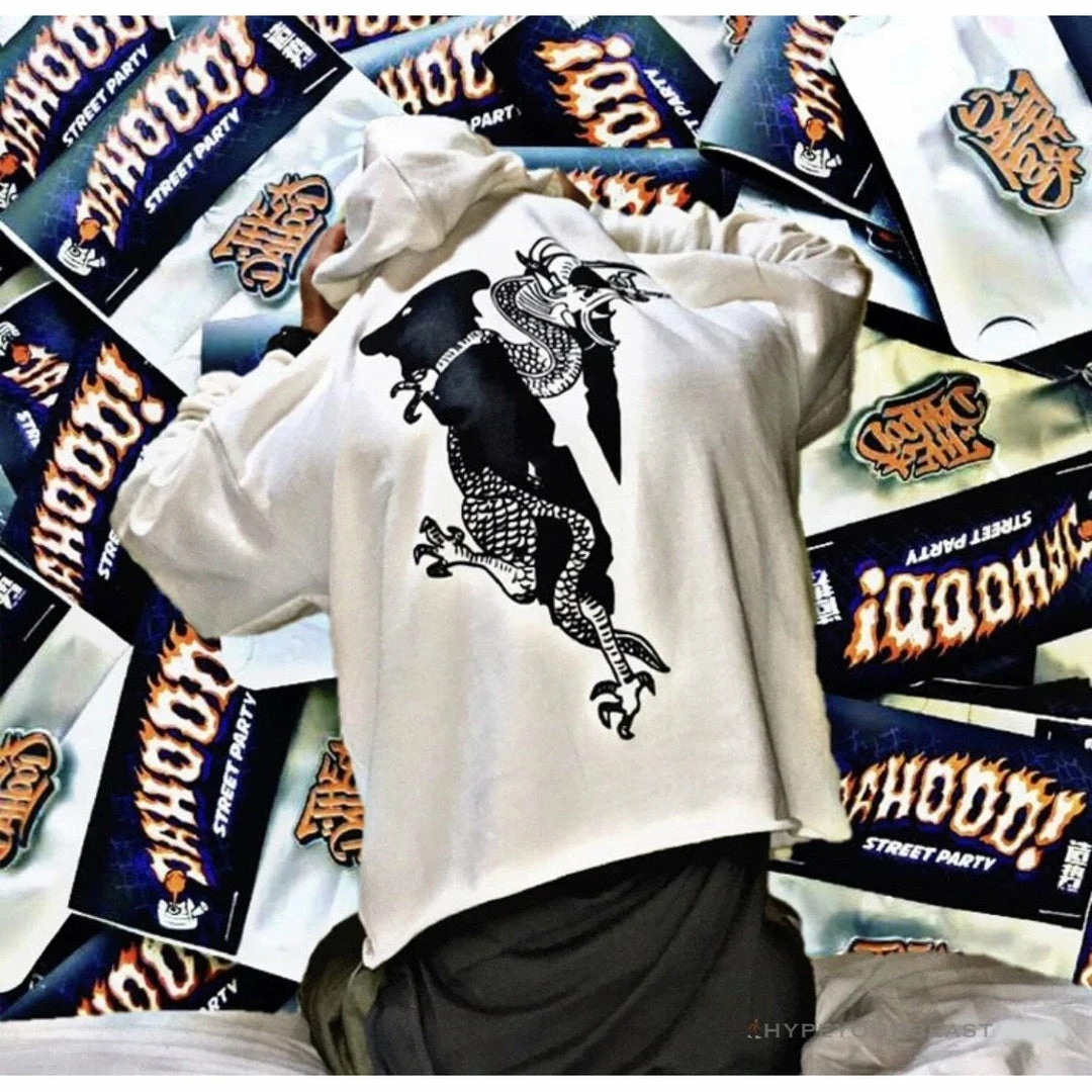 HypeYourBeast Hoodies & Jackets Vlone Black White Serpent Hoodie 6 HypeYourBeast Hoodies & Jackets Vlone Black White Serpent Hoodie