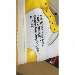 Hypeyourbeast Off-White X Air Jordan 1 High Canary Yellow