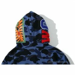 Hypeyourbeast Clothes BAPE Camo Hoodie Shark Head 'NAVY BLUE' 23 Hypeyourbeast Clothes BAPE Camo Hoodie Shark Head 'NAVY BLUE'