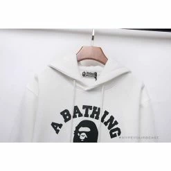 Hypeyourbeast Clothes BAPE X Bathing Ape Head Hoodie 'WHITE'