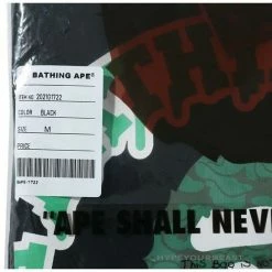 Hypeyourbeast Clothes BAPE Paint Splash Green Camouflage Tee Shirt 'BLACK' 24 Hypeyourbeast Clothes BAPE Paint Splash Green Camouflage Tee Shirt 'BLACK'