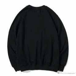 Hypeyourbeast BAPE X Bathing Ape Head Long Sleeve Shirt 'BLACK'