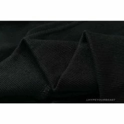 Hypeyourbeast BAPE Classic Ape Head Embroidered Standard Cotton Terry Hoodie 'BLACK' Clothes