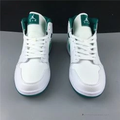 Hypeyourbeast Air Jordan 1 Mid White Mystic Green