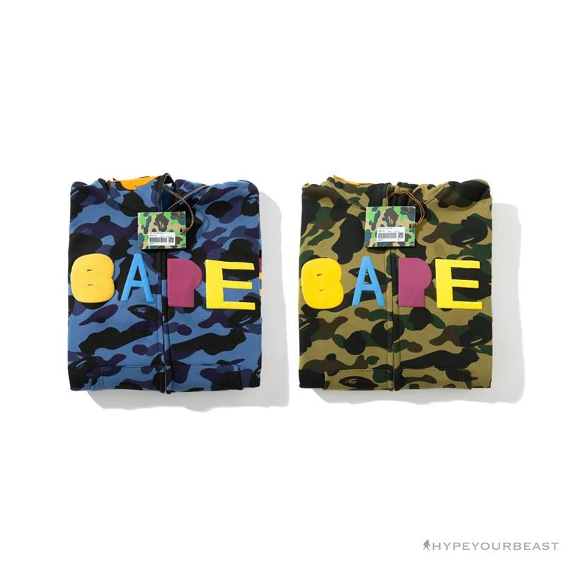 Hypeyourbeast BAPE X Readymade Tiger Head Foam Camouflage Hoodie 'GREEN' Clothes 6 Hypeyourbeast BAPE X Readymade Tiger Head Foam Camouflage Hoodie 'GREEN' Clothes
