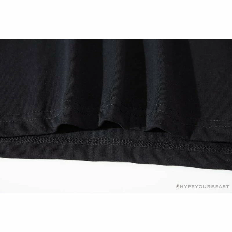 Hypeyourbeast BAPE Baby Milo Color Letter Monkey Tee Shirt 'BLACK' 9 Hypeyourbeast BAPE Baby Milo Color Letter Monkey Tee Shirt 'BLACK'