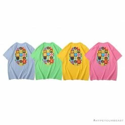 Hypeyourbeast Clothes BAPE Baby Milo Color Square Ape Head Tee Shirt 'PINK' 14 Hypeyourbeast Clothes BAPE Baby Milo Color Square Ape Head Tee Shirt 'PINK'