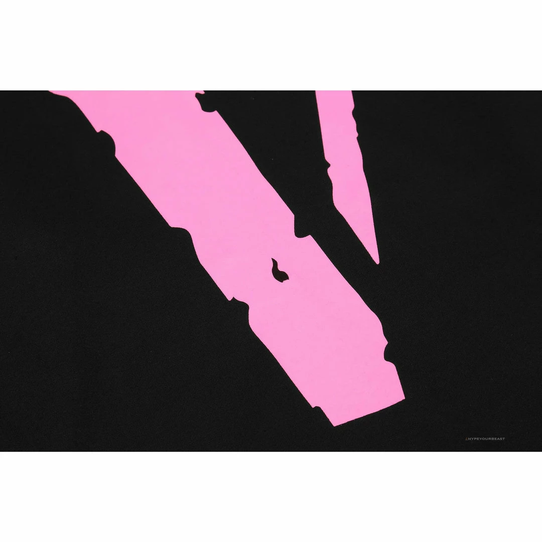 HypeYourBeast Hoodies & Jackets Vlone Hoodie Black Pink 5 HypeYourBeast Hoodies & Jackets Vlone Hoodie Black Pink