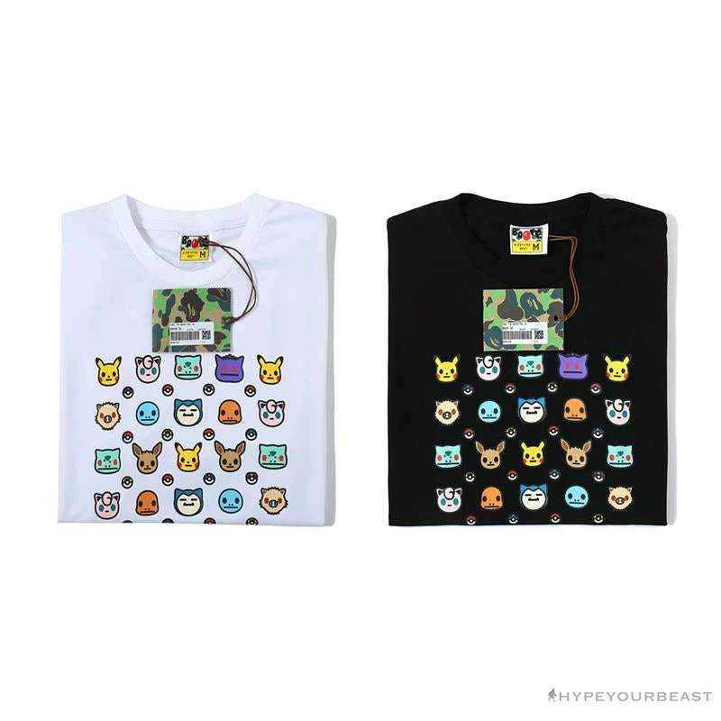 Hypeyourbeast BAPE Baby Milo Pokémon Tee Shirt 'WHITE' 5 Hypeyourbeast BAPE Baby Milo Pokémon Tee Shirt 'WHITE'