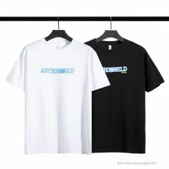 Hypeyourbeast OFF-WHITE Travis Scott Cactus Jack Astroworld Tee Shirt 'BLACK'