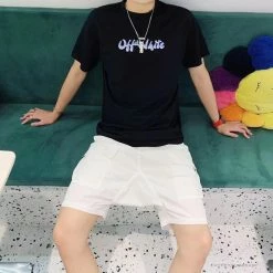 Hypeyourbeast OFF-WHITE Disney Spring X Summer Mickey Arrow Tee Shirt 'BLACK' T-Shirts