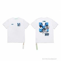 Hypeyourbeast OFF-WHITE Tom And Jerry Loose Tee Shirt 'WHITE' T-Shirts 19 Hypeyourbeast OFF-WHITE Tom And Jerry Loose Tee Shirt 'WHITE' T-Shirts