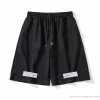 Hypeyourbeast Pants OFF-WHITE Classic Seeing Things Shorts 'BLACK'