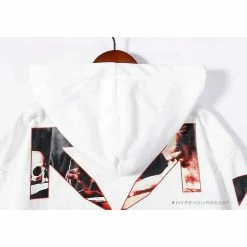 Hypeyourbeast Hoodies & Jackets OFF-WHITE Skull And Writing Hoodie 'WHITE'