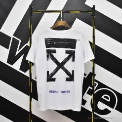 Hypeyourbeast OFF-WHITE Seeing Things Arrow Tee Shirt 'WHITE' T-Shirts