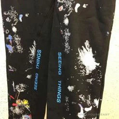 Hypeyourbeast OFF-WHITE Pants Black Paint 23 Hypeyourbeast OFF-WHITE Pants Black Paint