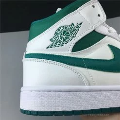 Hypeyourbeast Air Jordan 1 Mid White Mystic Green