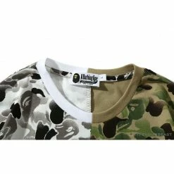 Hypeyourbeast BAPE Chinese Style Ink 10th Anniversary Camouflage Tee Shirt 'Green & White' Clothes