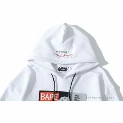 Hypeyourbeast BAPE Marilyn Monroe Camouflage Suspender Hoodie 'WHITE'