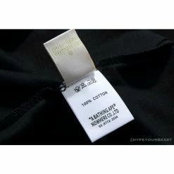 Hypeyourbeast BAPE X MCM Camouflage Ape Head Tee Shirt 'BLACK'