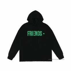 HypeYourBeast Hoodies & Jackets Vlone Green And Black Friends Hoodie